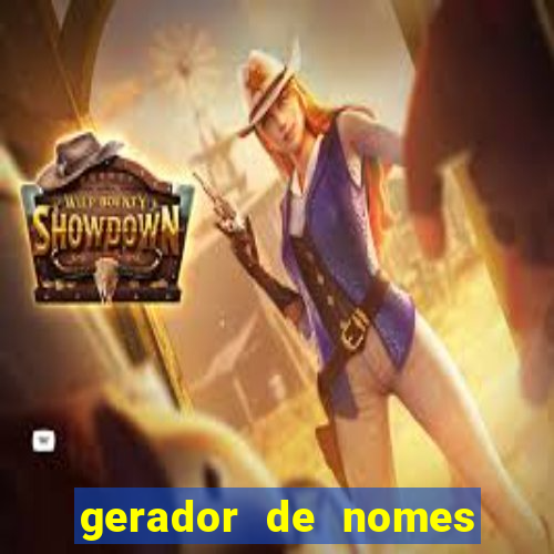 gerador de nomes para jogos